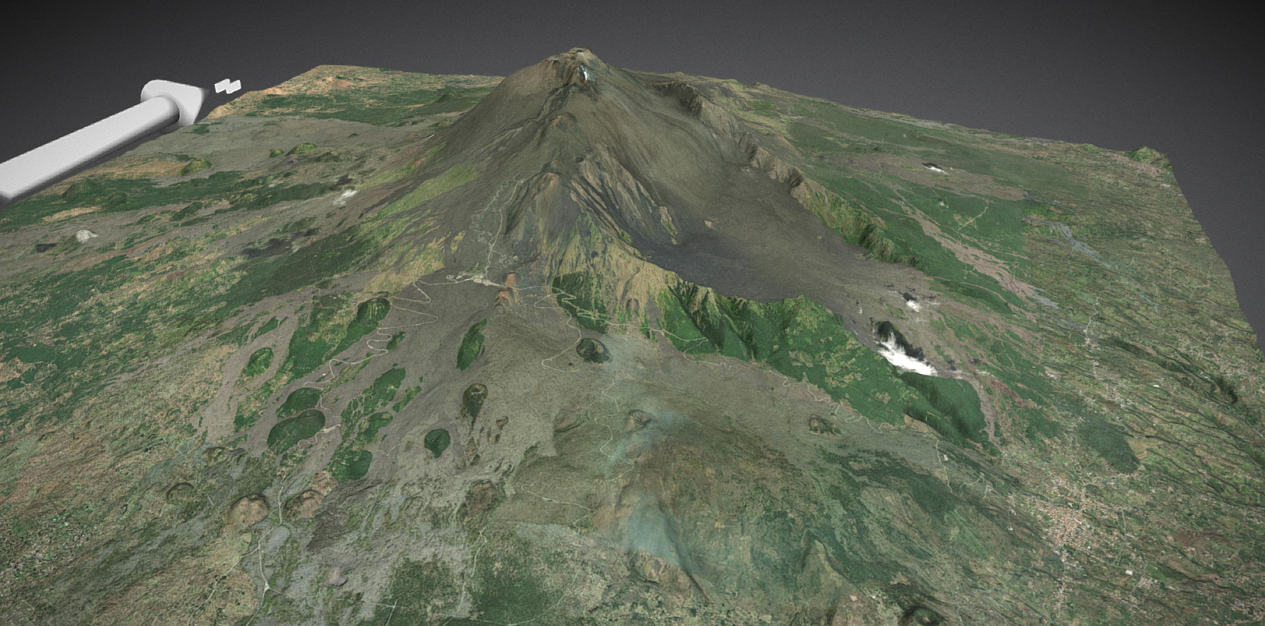 Anteprima della dashboard Visual Layer di EtnaMonitor con grafici e webcam